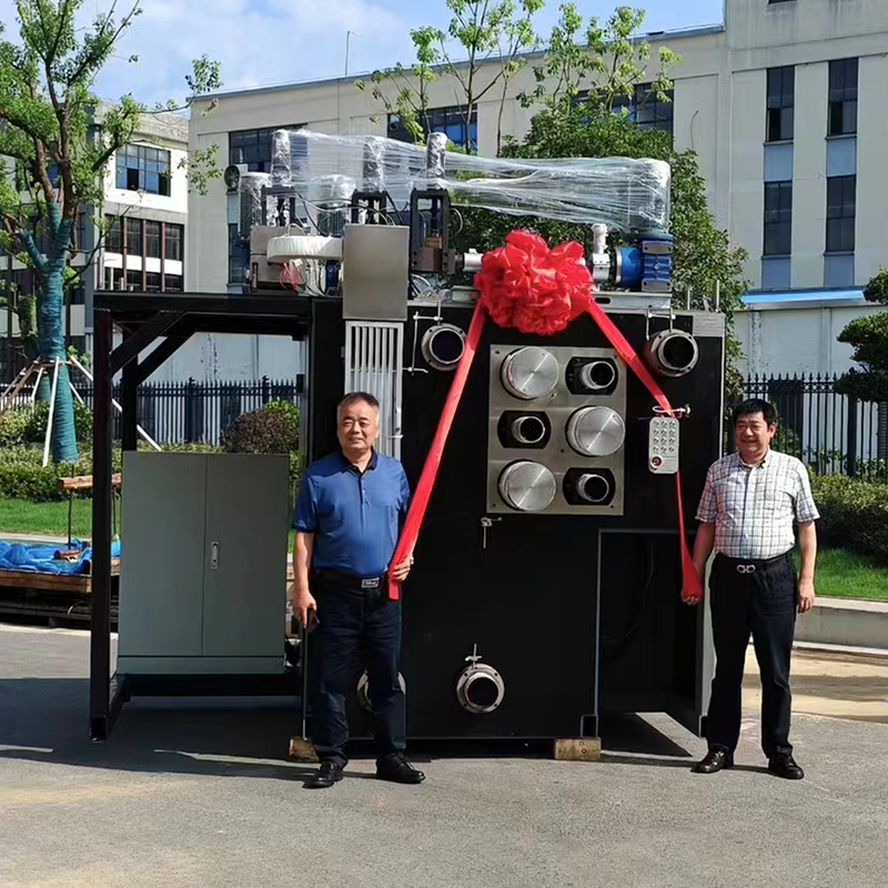 Filatoio pilota a tre componenti