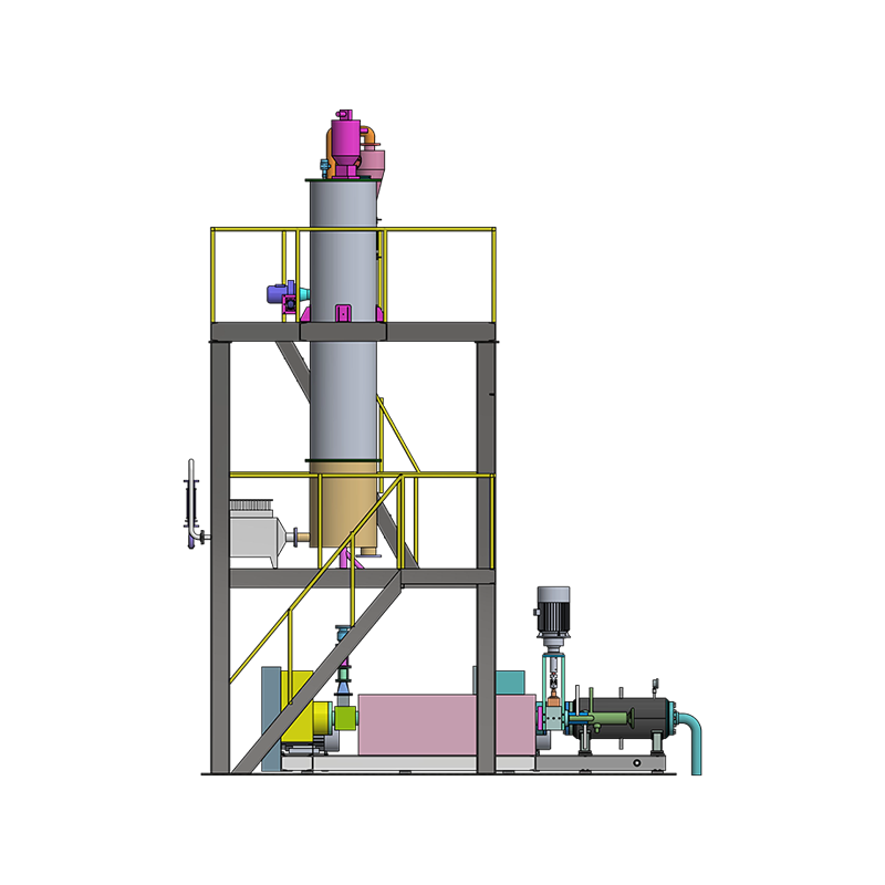 Attrezzatura per l'aggiunta di masterbatch per filatura diretta