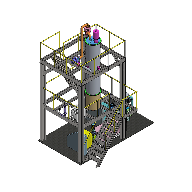 Attrezzatura per l'aggiunta di masterbatch per filatura diretta