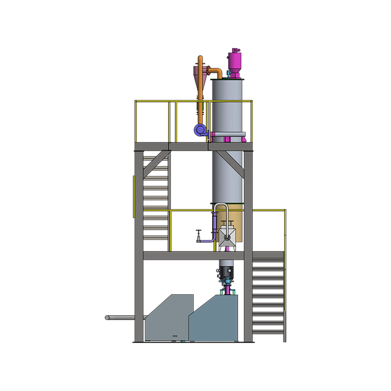Attrezzatura per l'aggiunta di masterbatch per filatura diretta